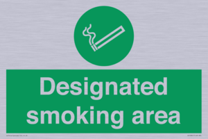 Designated smoking area